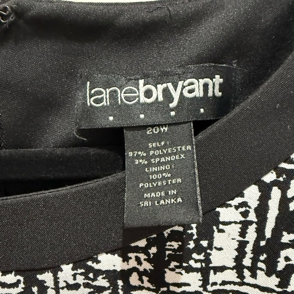 MAKE AN OFFER!
Lane Bryant Monochrome Abstract Dress - Picture 3 of 5